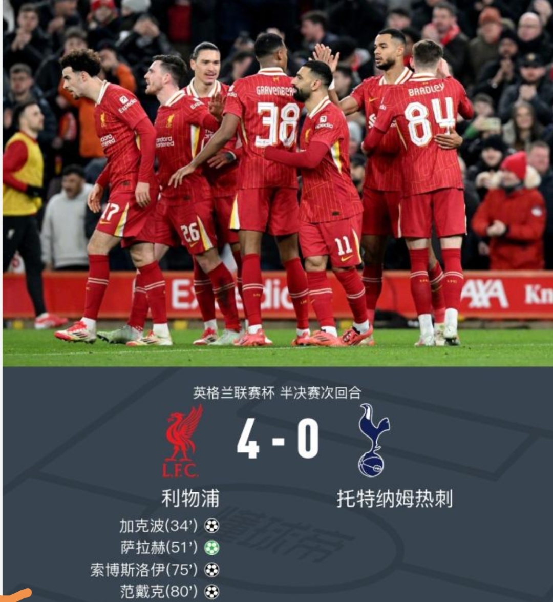 利物浦射手连入五球，热门荣誉提前锁定的简单介绍